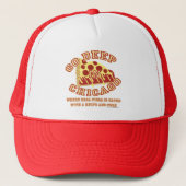 Go Deep Chicago stijl pizza Trucker Pet (Voorkant)