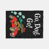 Go Dog Go Kostuum Fleece Deken (Voorkant (Horizontaal))