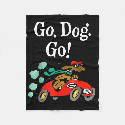 Go Dog Go Kostuum Fleece Deken (Voorkant)