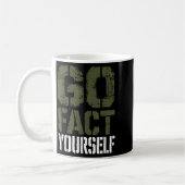 Go Fact Yourself Funny Military Stencil Tactical S Koffiemok (Links)