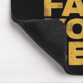 Go Fact Yourself Grappige protestslogan Sarcastisc Muismat (Hoek)