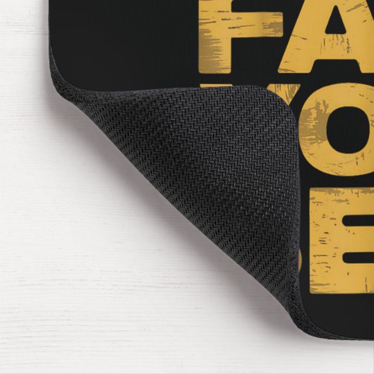 Go Fact Yourself Grappige protestslogan Sarcastisc Muismat (Hoek)