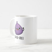 Go Fig Funny Fig Fruit Pun Koffiemok (Voorkant links)