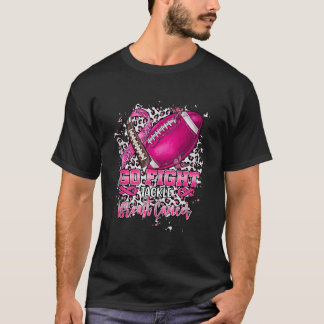 Go Fight Aanpak Borstkanker Awareness Football L T-shirt