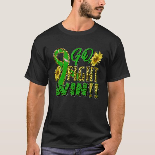Go Fight Win Cerebral Palsy Awareness Western Sunf T-shirt (Voorkant)