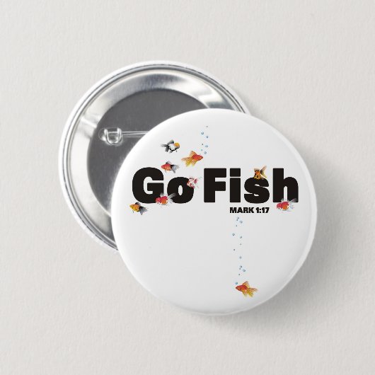 Go Fish Button (Voorkant /achterkant)