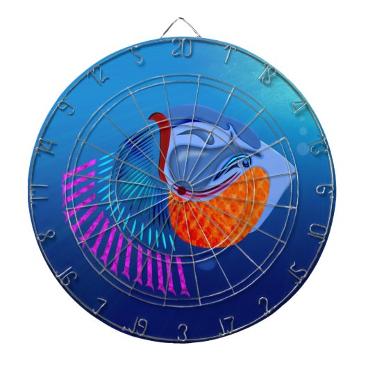 Go Fish Dartbord (Voorkant)