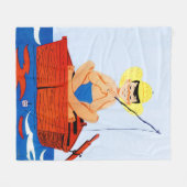 Go Fish Fleece Deken (Voorkant (Horizontaal))