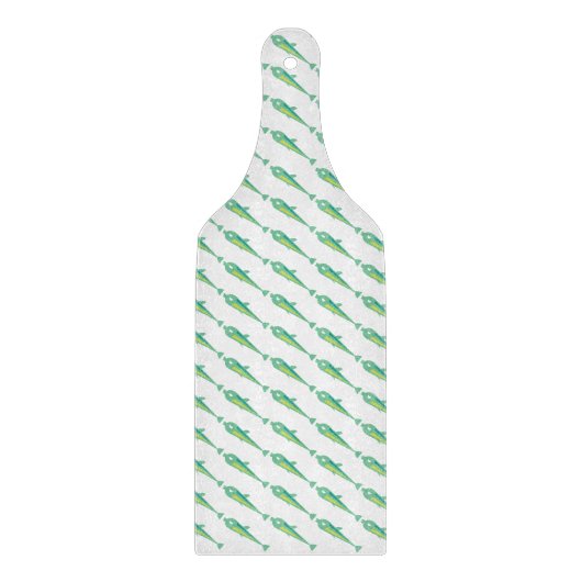 Go Fish_Green Sardines_repetitief patroon Snijplank (Voorkant)