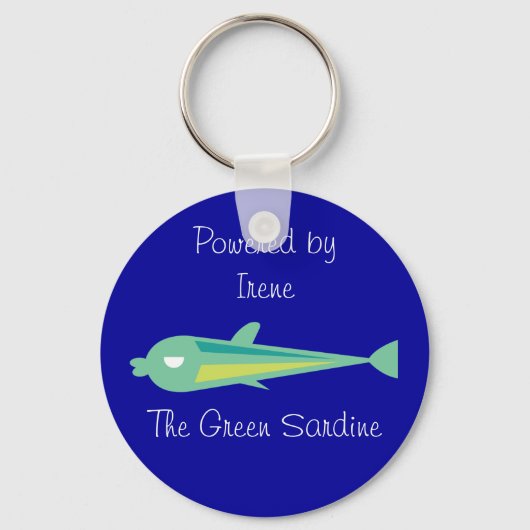 Go Fish_Irene The Green Sardine Sleutelhanger (Voorkant)