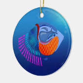 Go Fish Keramisch Ornament (Links)