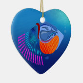 Go Fish Keramisch Ornament (Rechts)