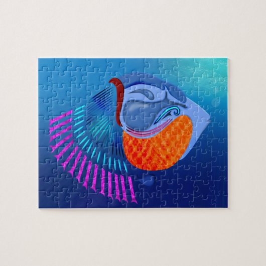 Go Fish Legpuzzel (Horizontaal)