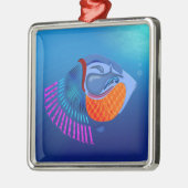 Go Fish Metalen Ornament (Links)