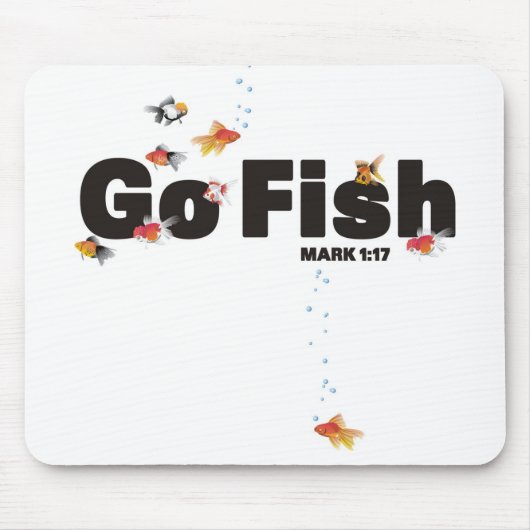 Go Fish Mousepad Muismat (Voorkant)