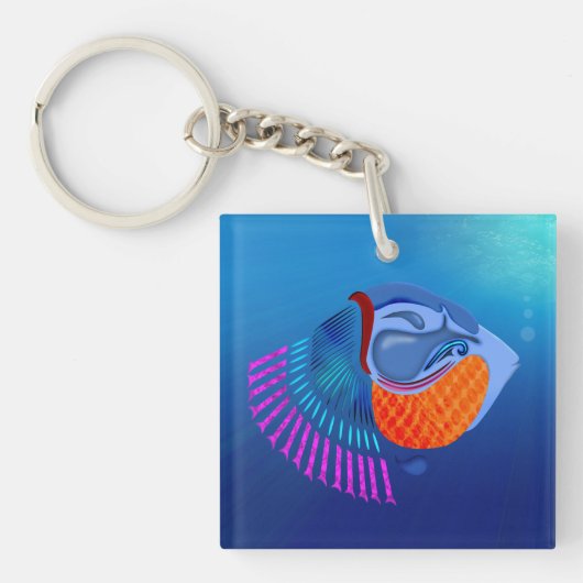Go Fish Sleutelhanger (Voorkant)
