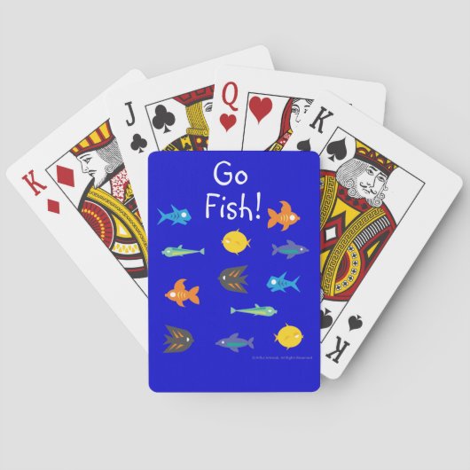 Go Fish_some Devices Fish_deep blue zee 2 Pokerkaarten (Achterkant)