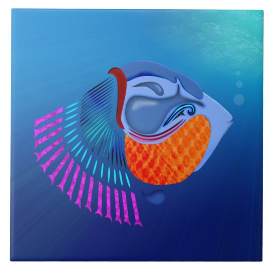 Go Fish Tegeltje (Voorkant)