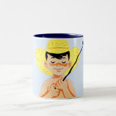 Go Fish Tweekleurige Koffiemok (Center)