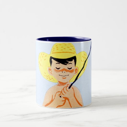 Go Fish Tweekleurige Koffiemok (Center)