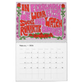 Go For It! Groovy Lettering Calendar Kalender (Feb 2026)
