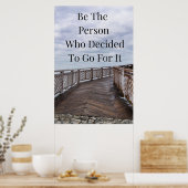 "Go For It" Inspirerend Wall Art Poster (Keuken)