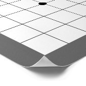 Go Game Board (19x19) (Vers 1) Poster (Hoek)