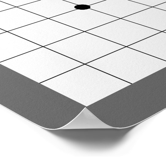 Go Game Board (19x19) (Vers 1) Poster (Hoek)