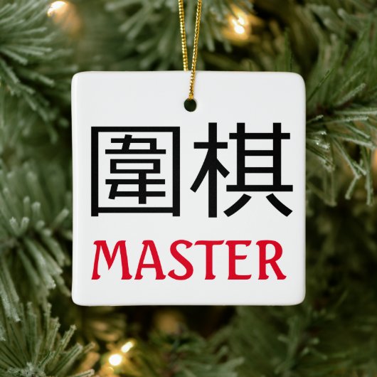 Go (game) Master Keramisch Ornament (Boom)