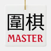 Go (game) Master Keramisch Ornament (Achterkant)