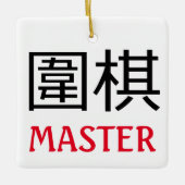 Go (game) Master Keramisch Ornament (Voorkant)