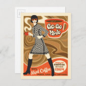 Go Go Mojo Coffee Briefkaart (Voorkant / Achterkant)