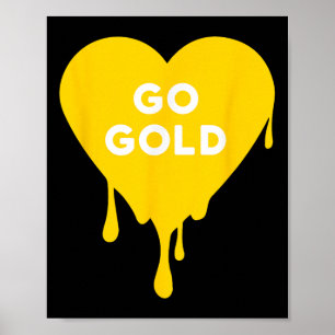 Go Gold- Gold Team, Kleurenoorlog, Kamp, Druppelen Poster
