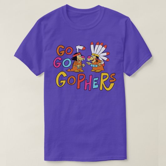 Go Gophers T-shirt (Design voorkant)