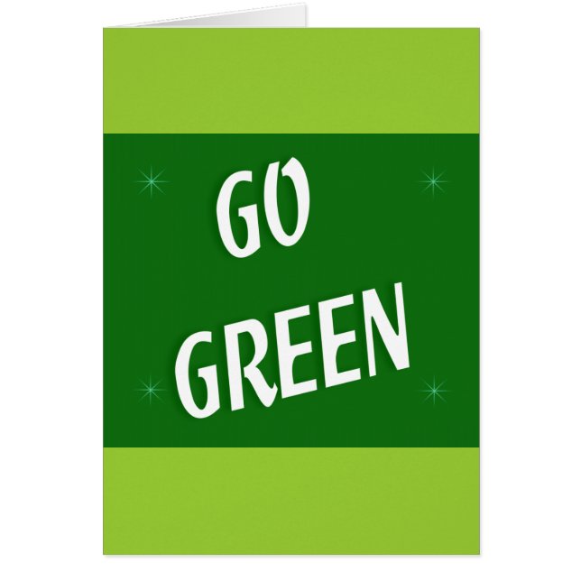 Go Green (Voorkant)