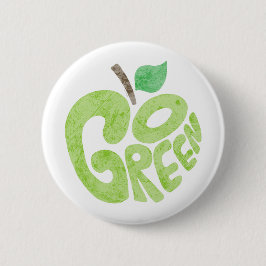Go Green Apple Ronde Button 5,7 Cm