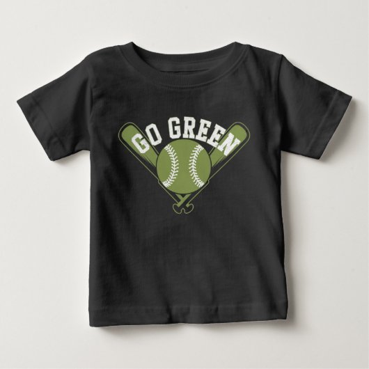 Go Green Baseball Design (Voorkant)