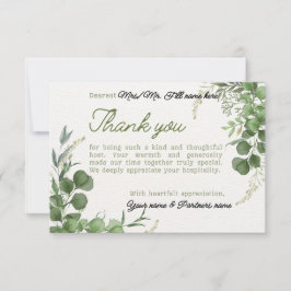 Go Green Bedankkaart