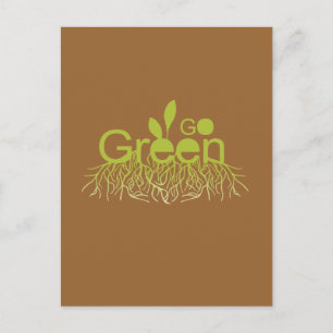 Go Green Briefkaart