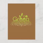 Go Green Briefkaart (Voorkant)