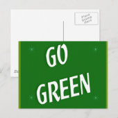 Go Green Briefkaart (Voorkant / Achterkant)