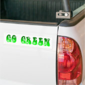 Go Green Bumpersticker (Op Truck)