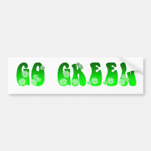 Go Green Bumpersticker