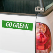 Go Green Bumpersticker (Op Truck)