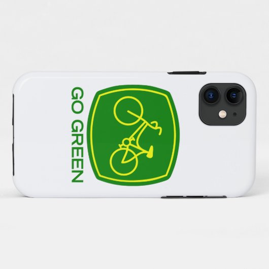 Go Green Case-Mate iPhone Case (Achterkant (horizontaal))