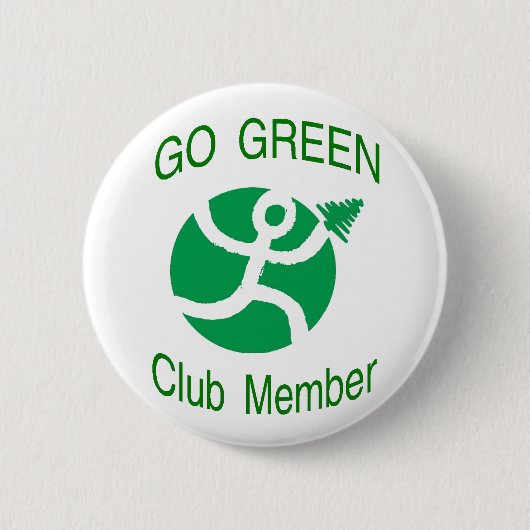Go Green Club Member Button (Voorkant)