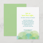 GO GREEN EARTH Bar Bat Mitzvah Party Kaart (Voorkant / Achterkant)