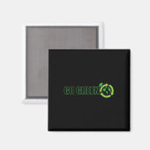 Go Green Environmental Protection Natuur Planet EA Magneet (Voorkant / Achterkant)