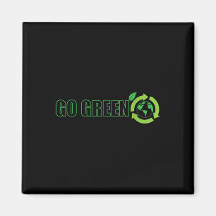 Go Green Environmental Protection Natuur Planet EA Magneet