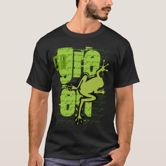 Go Green Frog T-shirt (Voorkant)